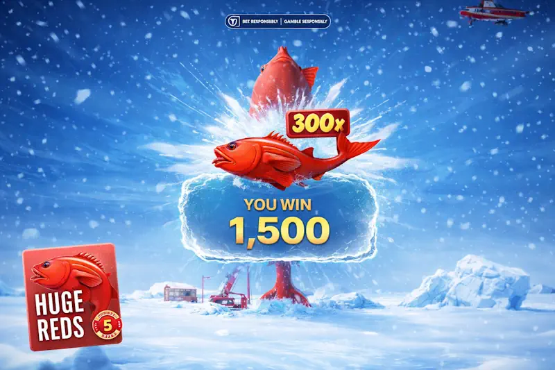 Ice Fishing demo της Evolution Gaming με αρκτικό τροχό, live παρουσιαστή και δωρεάν παρακολούθηση ως επισκέπτης